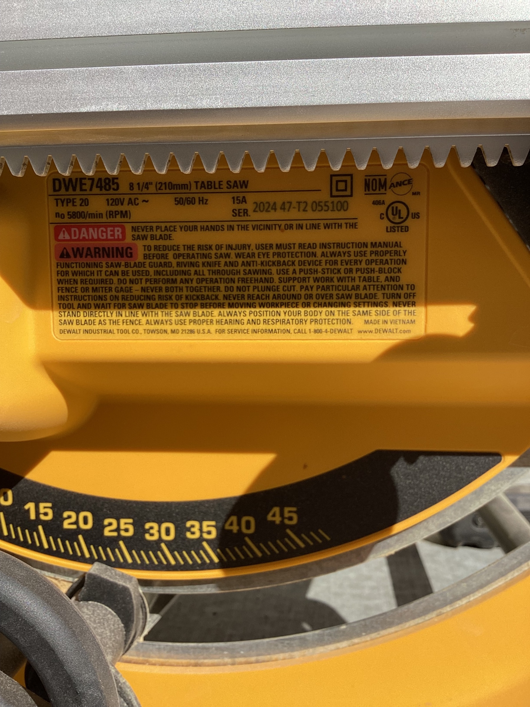 Job Site Table Saw — image 3